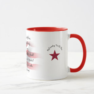 Taza Personalizado Dato Patriótico Bebida Mug de EEUU