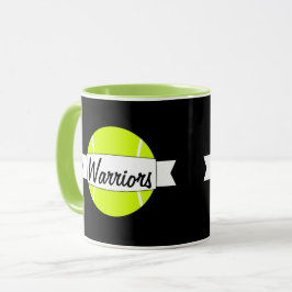 Taza Personalizado de bolas de tenis Nombre de equipo o