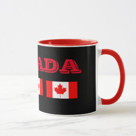 Taza Personalizado de Canadá 11 oz Ringer Mug