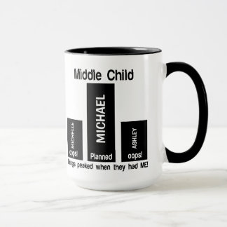 Taza Personalizado de Chiste de niño medio