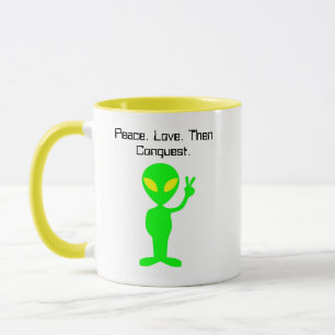 Taza Personalizado de ciencia ficción alienígena divert