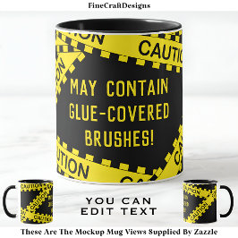 Taza Personalizado de desalojo de cinta de la policía p