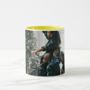 Taza Personalizado de doble cara de foto personalizada