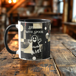 Taza Personalizado de Halloween - Fabricado con Spook G