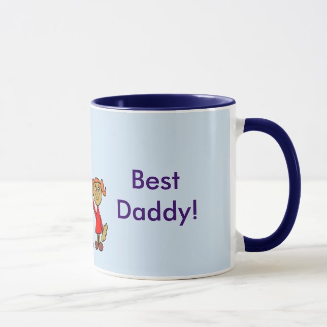 Taza Personalizado de Hija del Padre del Día del Padre  (Derecha)