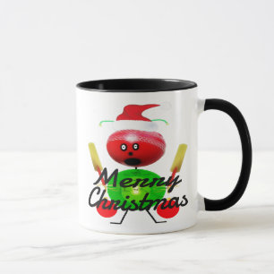 Taza Personalizado de jugador de cricket navidades