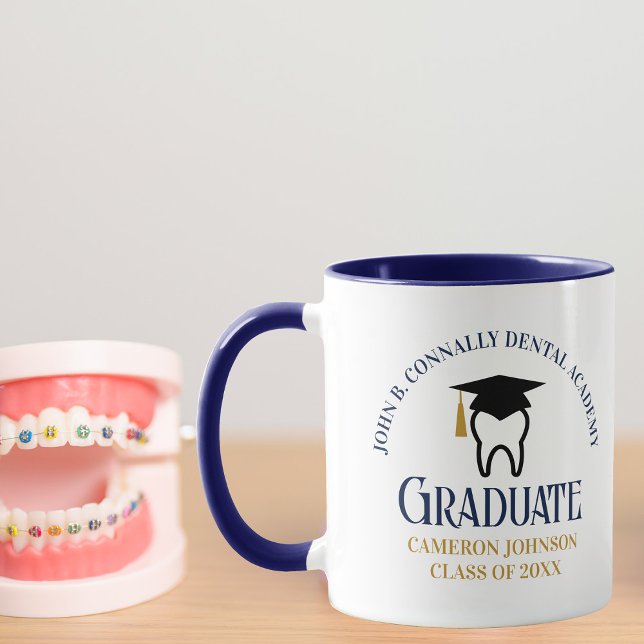 Taza Personalizado de la Escuela Dental Azul de la Mari (Subido por el creador)