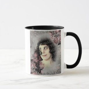 Taza Personalizado de llave antigua y Rosas