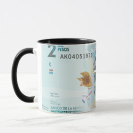 Taza Personalizado de moneda colombiana Café Mug 1.000 