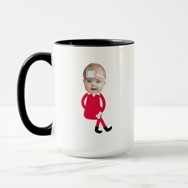Taza Personalizado de Navidades de fotografía idea de r (Izquierda)