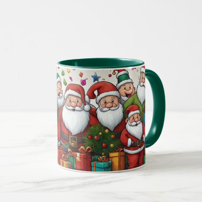 Taza Personalizado de Navidades Santa Clause Mug (Anverso derecho)