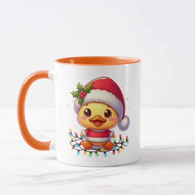 Taza Personalizado de pato de Navidades particulares Sa (Izquierda)