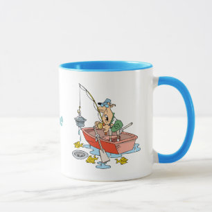 Taza Personalizado de pesca divertida personalizada