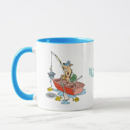 Taza Personalizado de pesca divertida personalizada