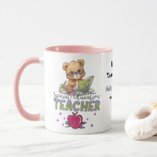 Taza Personalizado de profesores especiales