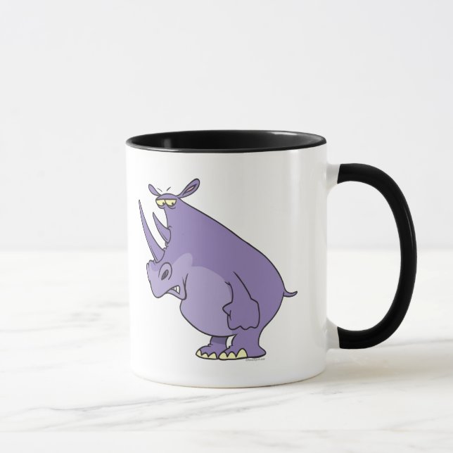 Taza personalizado de rinocerontes rinocerontes tontos (Derecha)