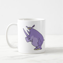 Taza personalizado de rinocerontes rinocerontes tontos
