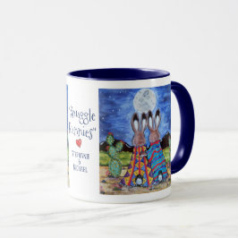 Taza personalizado de Romance de Conejo Suroeste