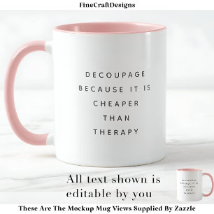 Taza Personalizado de Terapia de Desconexión PG03 Noved