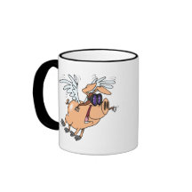 personalizado de volante de cerdo divertido