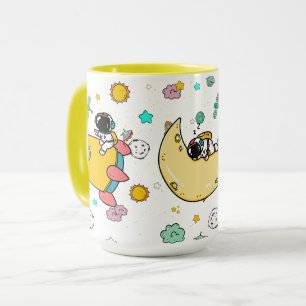 Taza Personalizado del espacio ultraterrestre astronaut