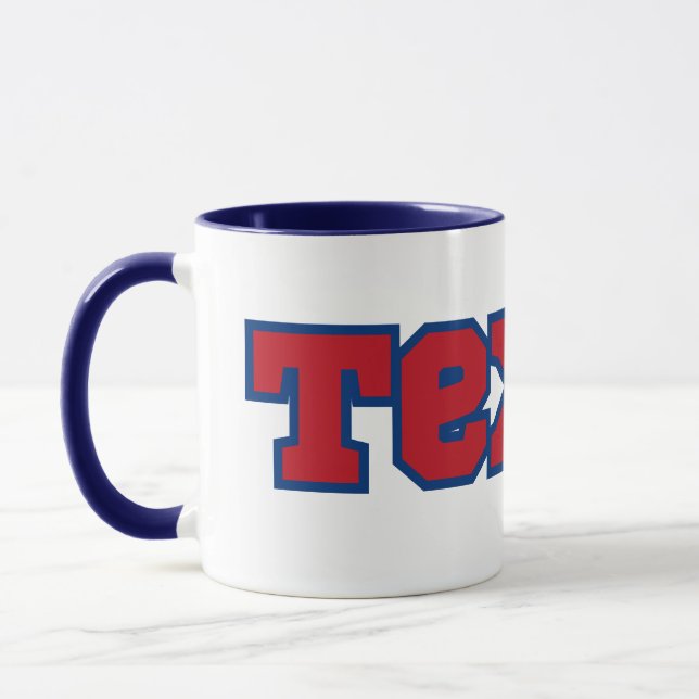 Taza Personalizado del Orgullo del Estado de Texas con  (Izquierda)