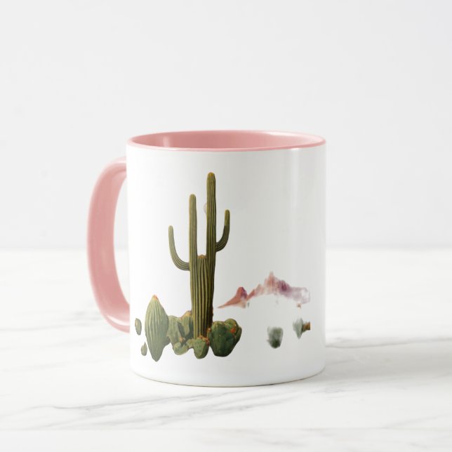 Taza Personalizado Desert Cactus Mug (Anverso izquierdo)