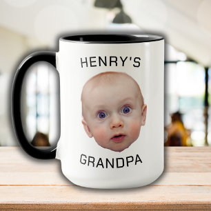 Taza Personalizado divertida cara del bebé