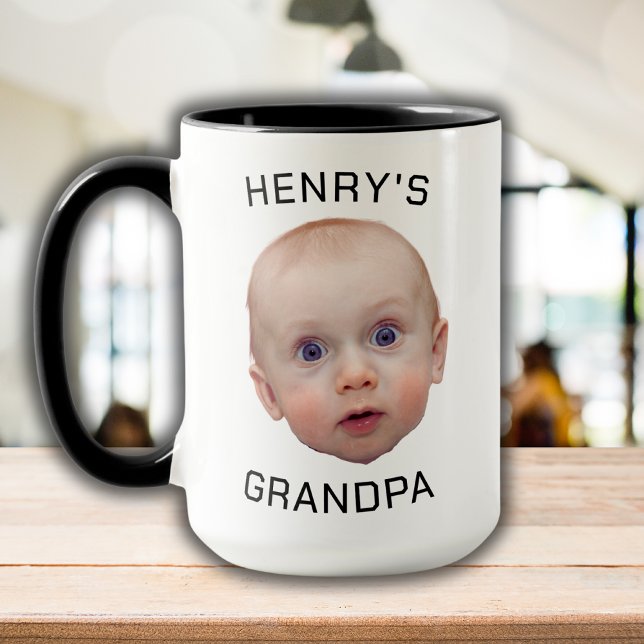 Taza Personalizado divertida cara del bebé (Subido por el creador)