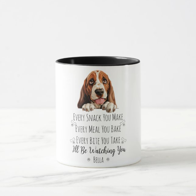 Taza Personalizado divertida del perro callejero (Centro)