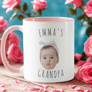 Taza Personalizado divertida foto cara a bebé