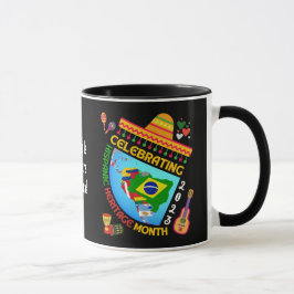 Taza Personalizado divertido celebra el mes del PATRIMO