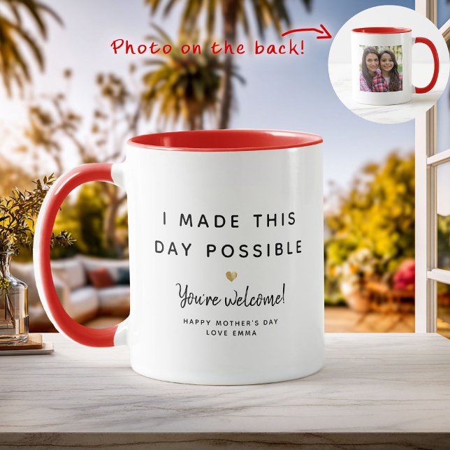 Taza Personalizado divertido foto del Día de la Madre H (Subido por el creador)