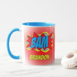 Taza Personalizado Divertido libro de historietas vinta