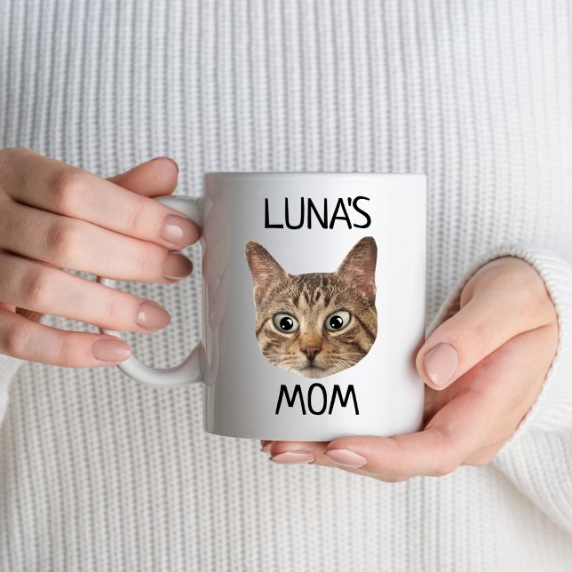 Taza Personalizado Dog Cat Face Name Pet Lover Dueño (Subido por el creador)