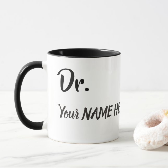 Taza Personalizado Dr. Mug (Con donut)