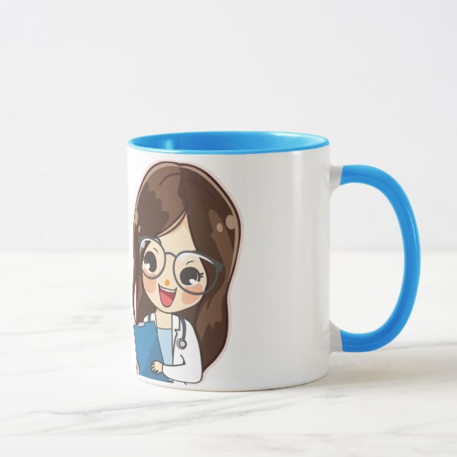 Taza Personalizado Dr. (Su Nombre) Café de Graduación P (Derecha)