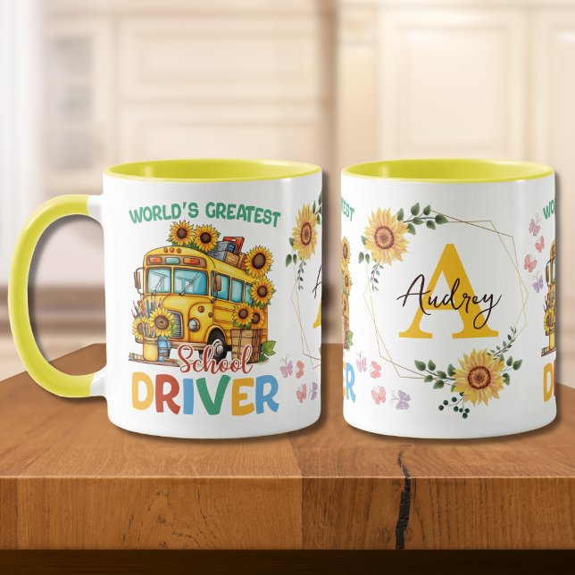 Taza Personalizado el mejor conductor de autobús escola (Subido por el creador)