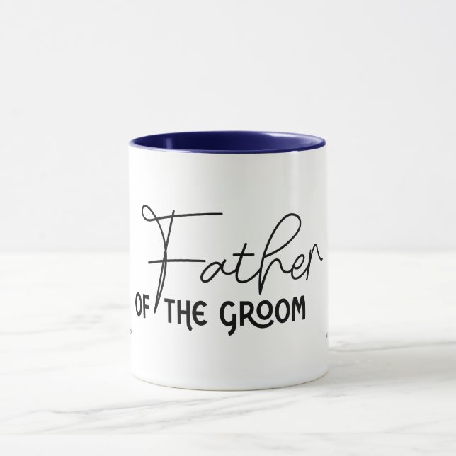 Taza Personalizado el padre de la escritura de floració (Centro)