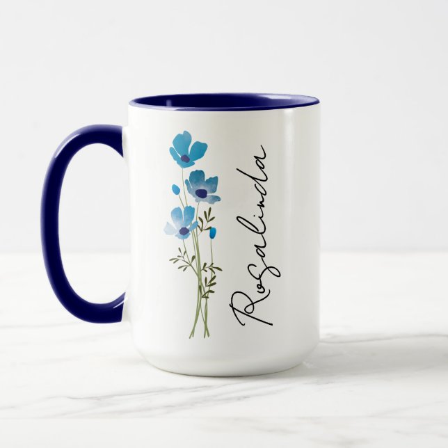 Taza Personalizado Feliz 60 aniversario de la MOM cumpl (Izquierda)