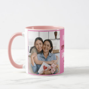 Taza Personalizado Feliz cumpleaños, abuela Collage de