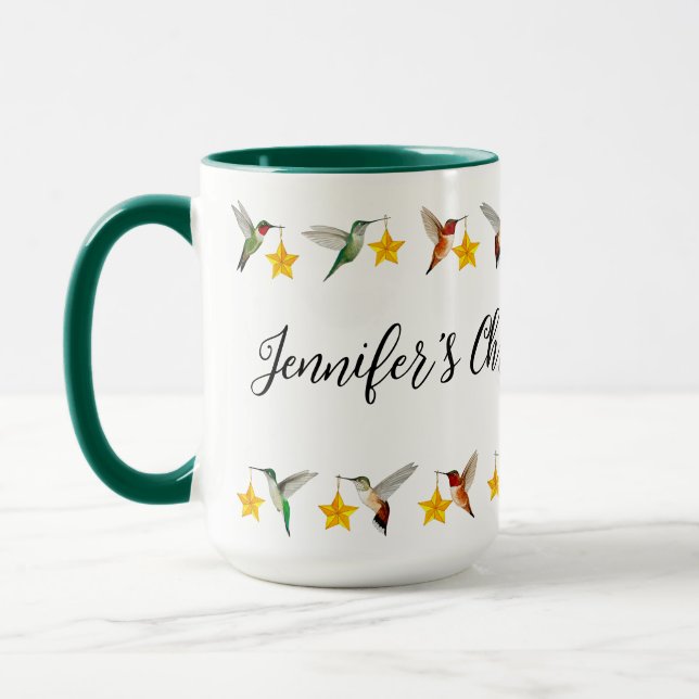 Taza Personalizado Feliz Navidad (Izquierda)