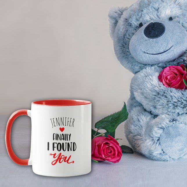 Taza Personalizado Finalmente te encontré, Día de San V (Subido por el creador)