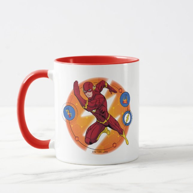 Taza Personalizado Flash Laboratory Running Graphic (Izquierda)