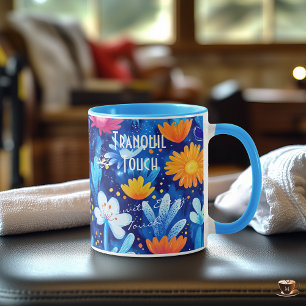 Taza Personalizado Floral Wellness Mug para promoción d