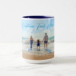 Taza Personalizado foto-foto-foto con tus fotos y nombr