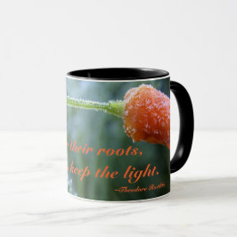 Taza Personalizado fotográfico de amapola de California