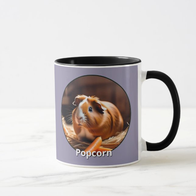 Taza Personalizado fotográfico de su Mascota de cerdo d (Derecha)