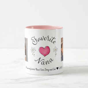 Taza Personalizado fotográfico favorito Nana 2 Mug
