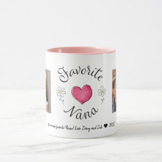Taza Personalizado fotográfico favorito Nana 2 Mug